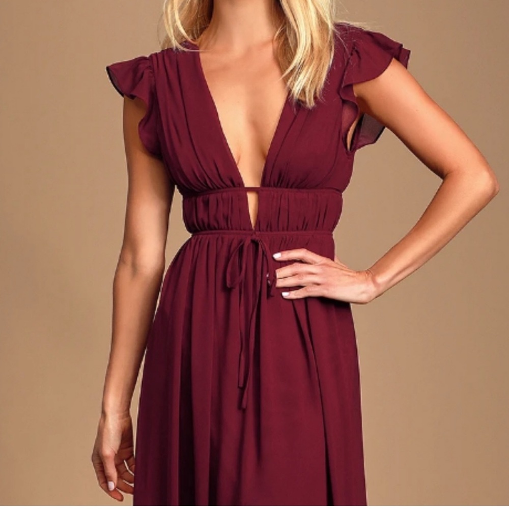 Lulus I'm‎ All Yours Ruffled Maxi Dress